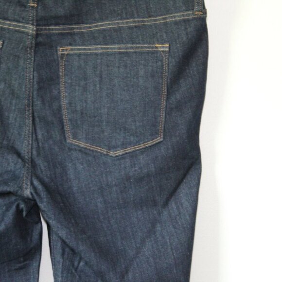 J. Crew 8" Mid Rise Skinny Jeans Stretch Dark C9176 Women's Plus Size 35 H13082 - Picture 9 of 11